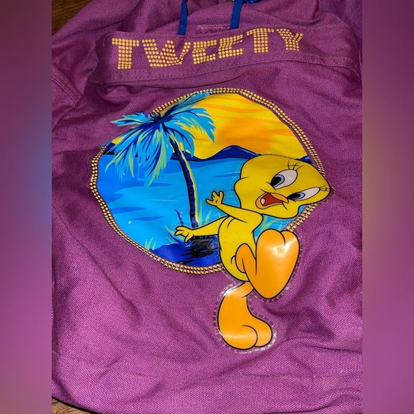 Tweety Drawstring Backpack - Picture 2 of 8